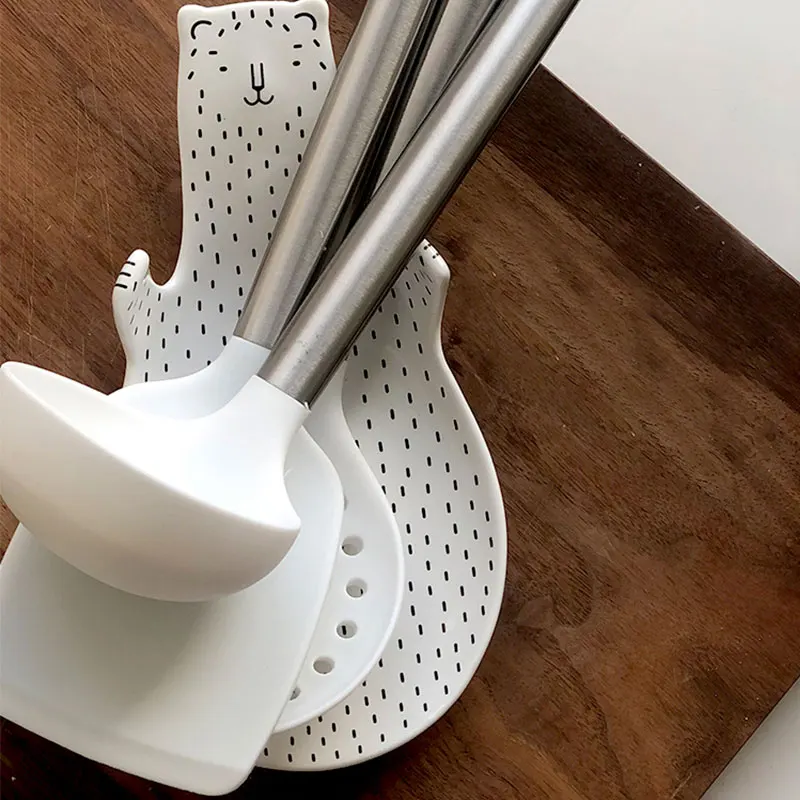 Маленькая полярная подставка для подставки лопатка кухонного керамического