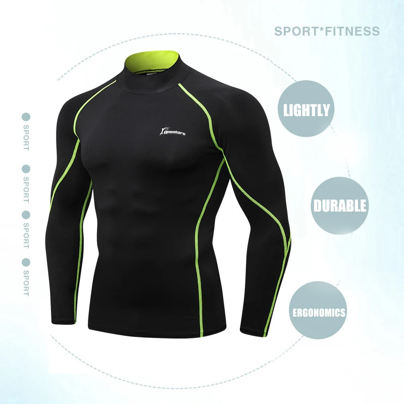 Профессиональный Для мужчин тренинга с длинным рукавом рубашки для мальчиков