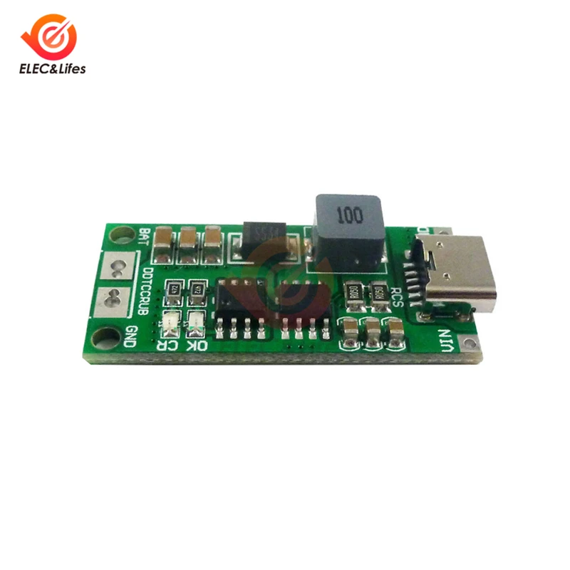 2S 3S 4S 1A 2A 4A Type-C до 8 4 В 12 6 16 повышающее LiPo полимерное литий-ионное зарядное