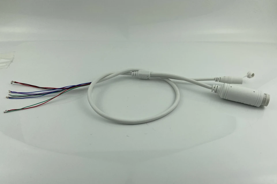 5 шт. PoE Lan кабель для модуля IP-камеры 802.3at/af RCA аудио DC 2 1 мм * RJ45 разъем 10/100Mbps медная