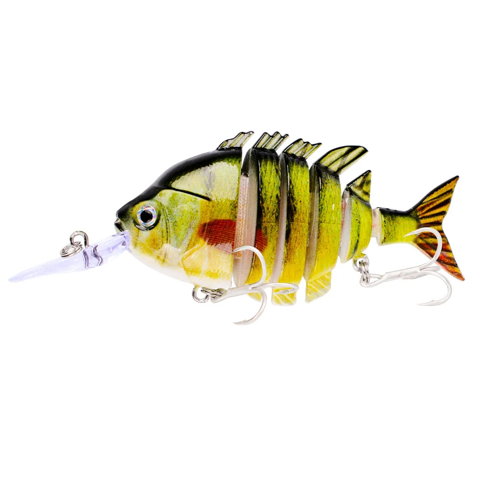 Приманка рыболовная в виде рыбки 10 см 13 6 г с несколькими секциями для ловли щуки
