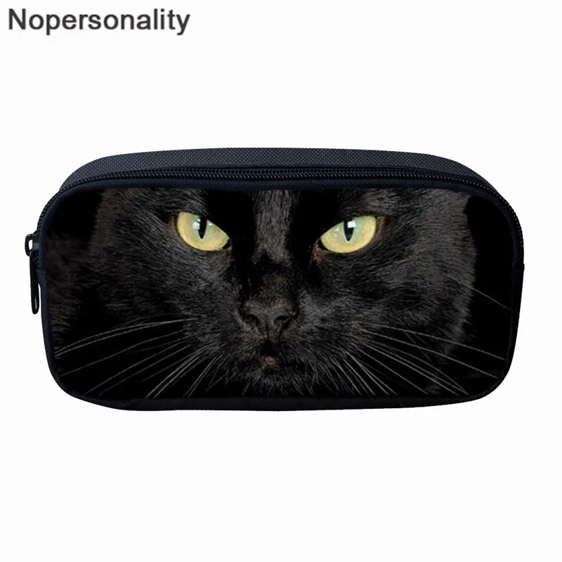 Nopersonality черная кошка печать Большая емкость школьная сумка для подростка Девочки Мальчики 3 шт./компл. Детский Школьный Рюкзак Школьная Сумка - Цвет: L5219E