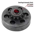Центробежная автоматическая муфта с зубцами, 19 мм, 20 мм, 25,4 мм, 13 т, отверстие 34 дюйма для цепочки 428, деталей двигателя для картинга, мини-велосипеда