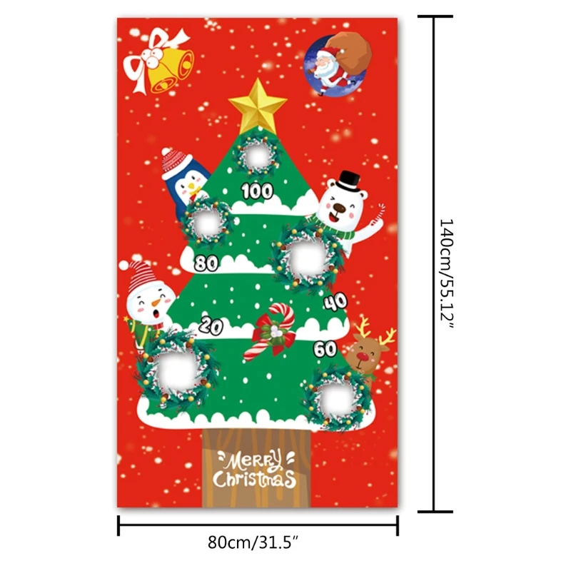 

Bean Bag Game Set Physical Training Toss Toy Carnivals Supply Fine Motor Skill Toy Children’s Christmas Party Activities