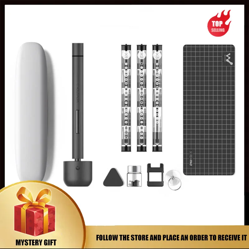 Wowstick 1F Pro мини электрическая отвертка Аккумуляторный шуруповерт комплект с