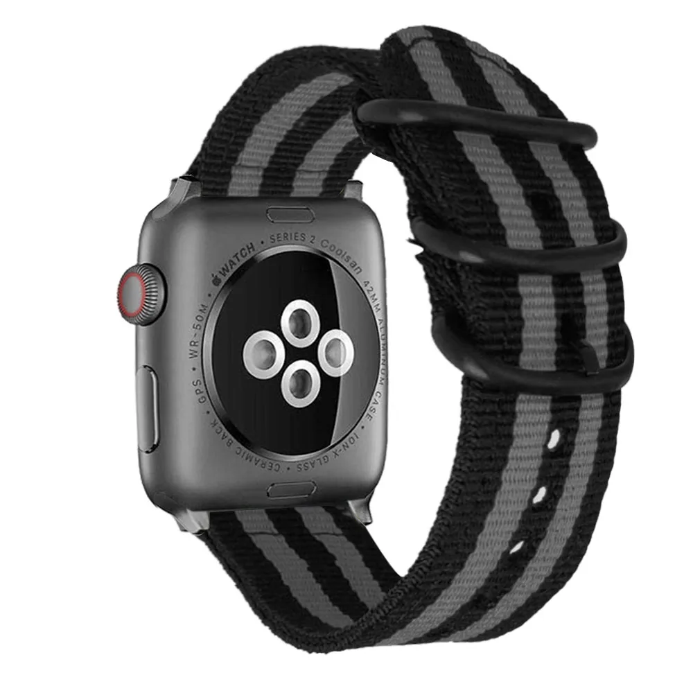 

Nylon Watch strap for apple watch band 44mm 40mm IWatch Series 2 3 4 5 watchband 38mm 42mm Wrist Bracelet Apple Watch 4 Band