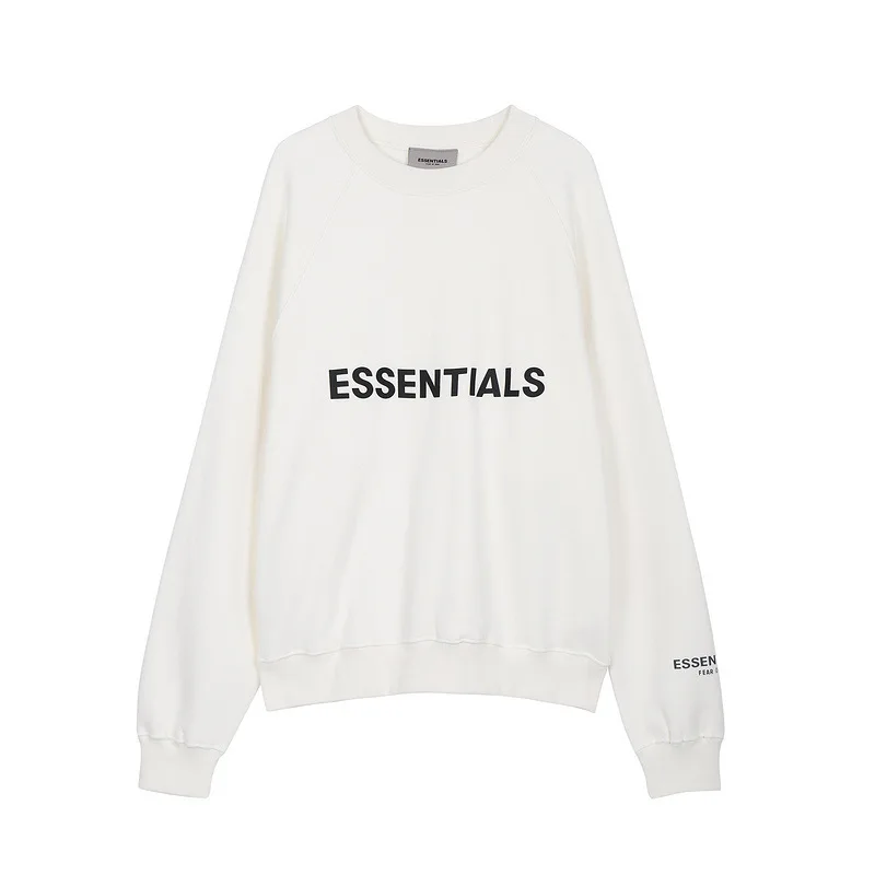 

Autumn and winter 2021 men's fog fashion raglan letter round neck long sleeve sweater