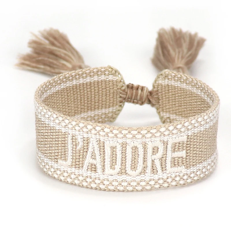 Женский плетеный браслет с кисточками плетеные браслеты вышивкой оптовая