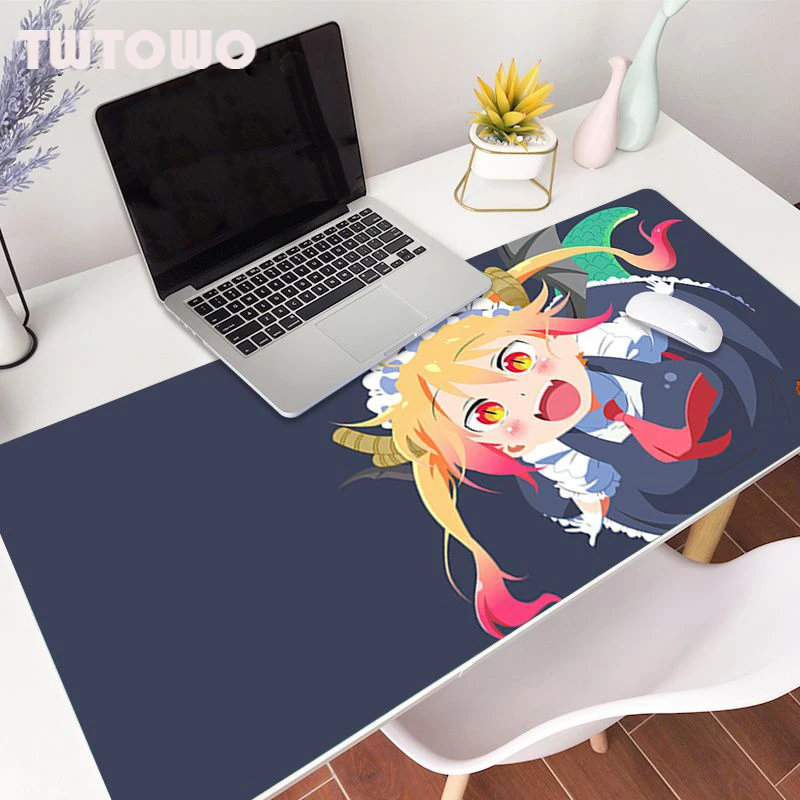 

Kobayashi Dragon Maid Mousepad Mouse Mat Large MousePad MousePads Desk Mat Mouse Mat Non-slip Hot Sell Custom Home Office