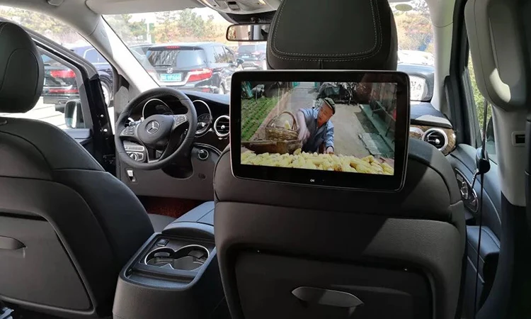 11,6 дюймов 1920X1080 4K HD полный сенсорный экран Android 8,1 Автомобильный подголовник монитор для Mercedes заднего сиденья развлекательная система