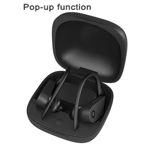 black-Pop-up Sovawin V5.0 TWS спортивные наушники музыка стерео TWS беспроводная Bluetooth гарнитура вкладыши Наушники с беспроводной зарядной коробкой - Цвет: black-Pop-up