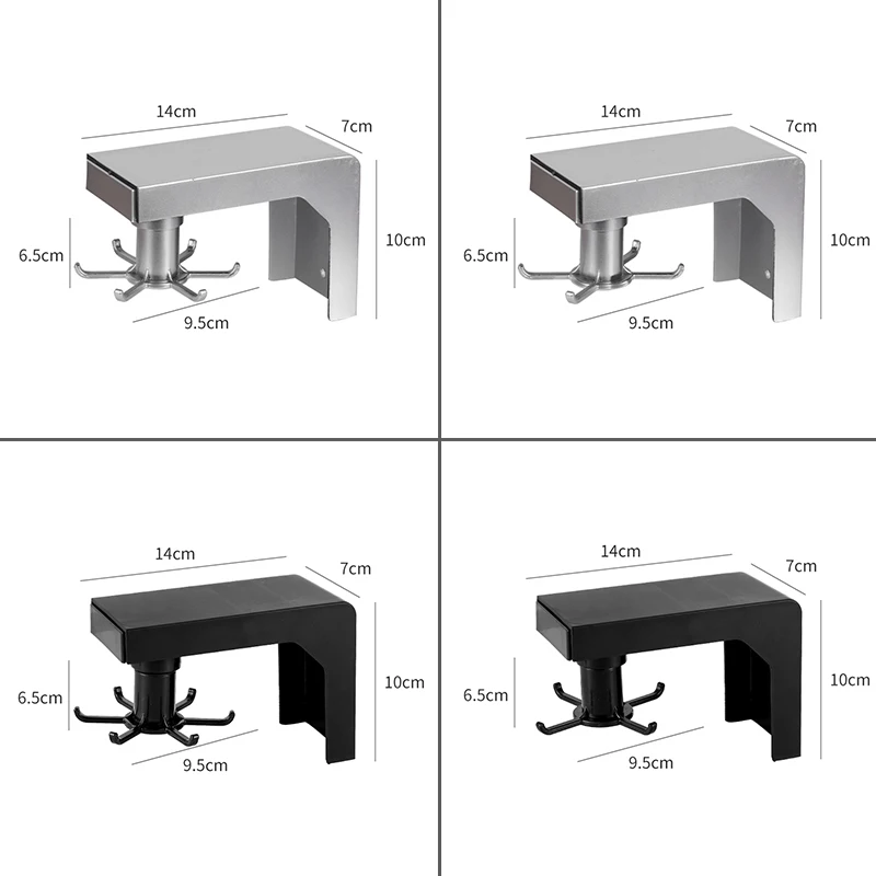 4/6 крючки для дверных шкафов полки настенных вращающихся кухонных полок