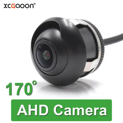 XCGaoon AHD 170 градусов объектив рыбий глаз Автомобильная Передняя боковая камера заднего вида Starlight Ночное Видение Поддержка 720P 1080P Автомобильн...