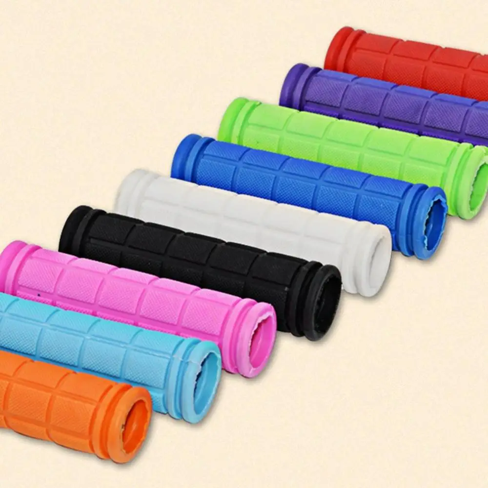 

Mountain Bike Bicycle Handlebar Cover Colorful Non-slip Rubber Grip Cover Practical Bicycle Fixed Accessories