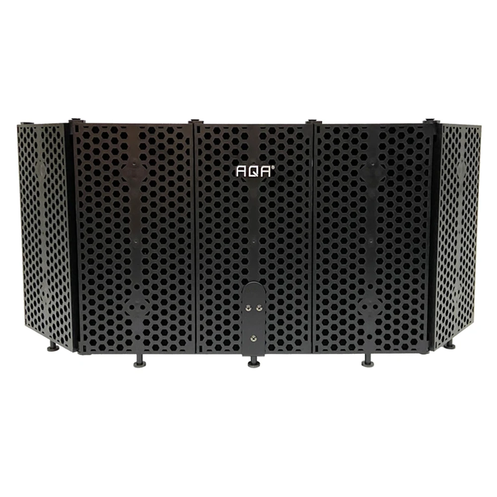 

Foldable Microphone Isolation Shield 5 Panels Noise Reduction Recording Studio Panel Studio Cover Live Recording