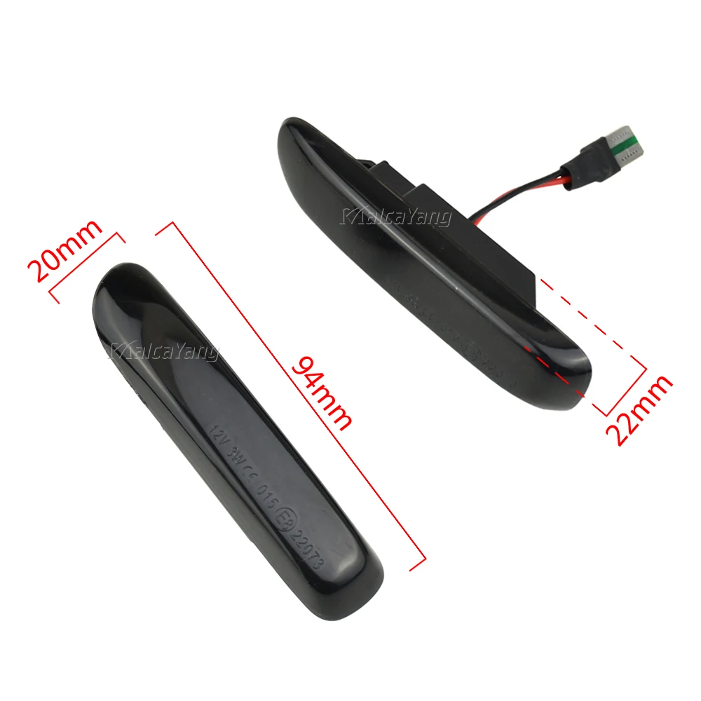 

Amber Yellow Side Marker Lamp Indicator Turn Signal Light For BMW E46 3 Series Limo Coupe Compact Cabriolet Touring