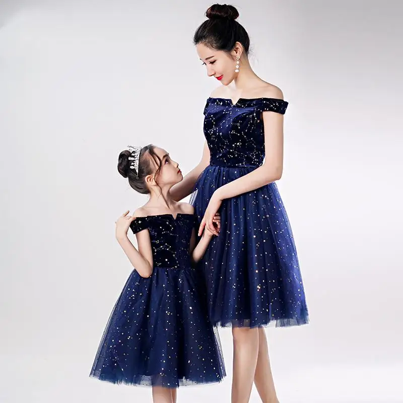 Платье пачка для мамы и дочки 2019|Сочетающаяся одежда семьи| |