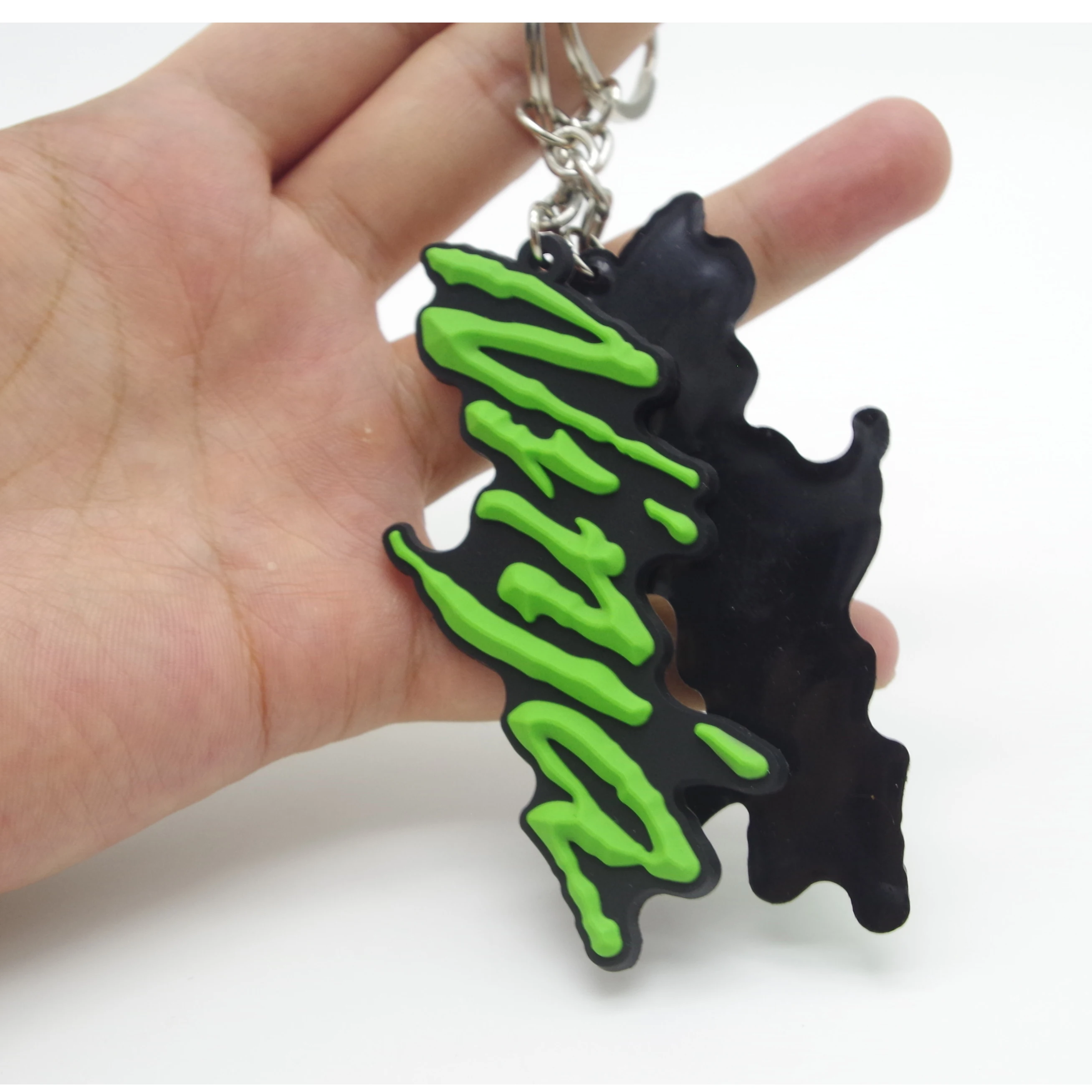 For Kawasaki Ninja 200 300 400 ZX6R ZX9R ZX10R ZX12R 650r ZRX ZZR Motorcycle Key Chain 3D Rubber Keyring key ring llavero moto | Автомобили