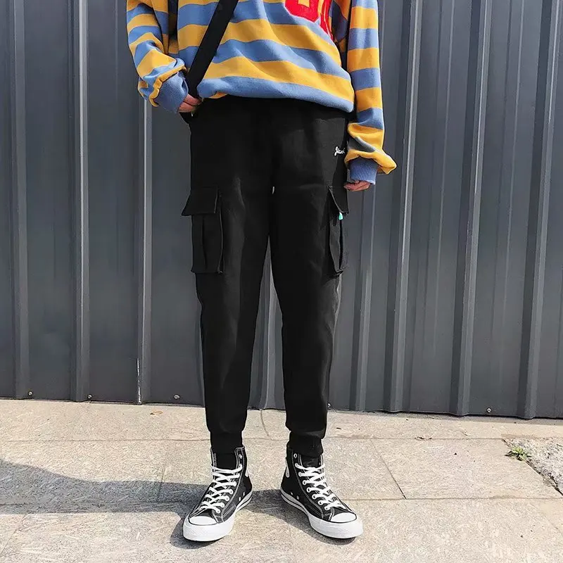 2020 Мужские штаны для бега мужские повседневные брюки в стиле хип-хоп уличные |