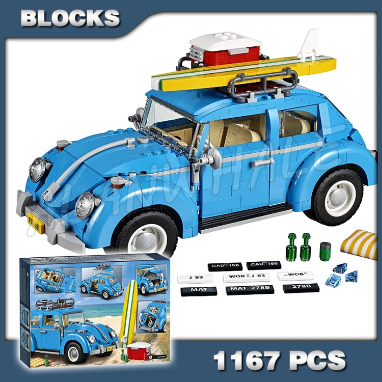 

1167 шт., конструктор «Жук», совместимый с Volkswagen 10566