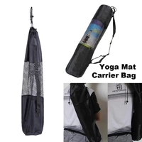 2021 lightweight nylon carry backpack adjustable strap mesh bag for women beauty yoga mat nylon carry backpack yoga equipment
