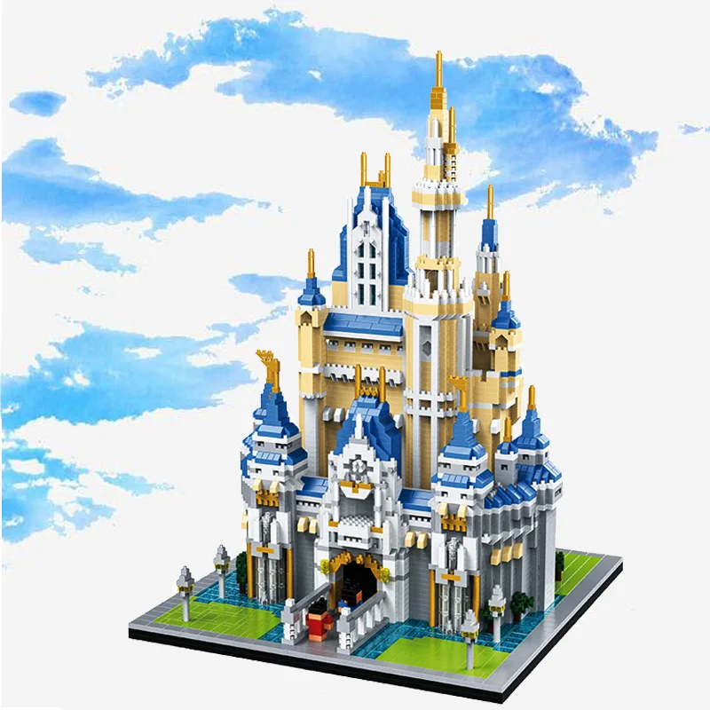 СОЗДАТЕЛЬ серии алмазные строительные блоки Замок принцессы известный