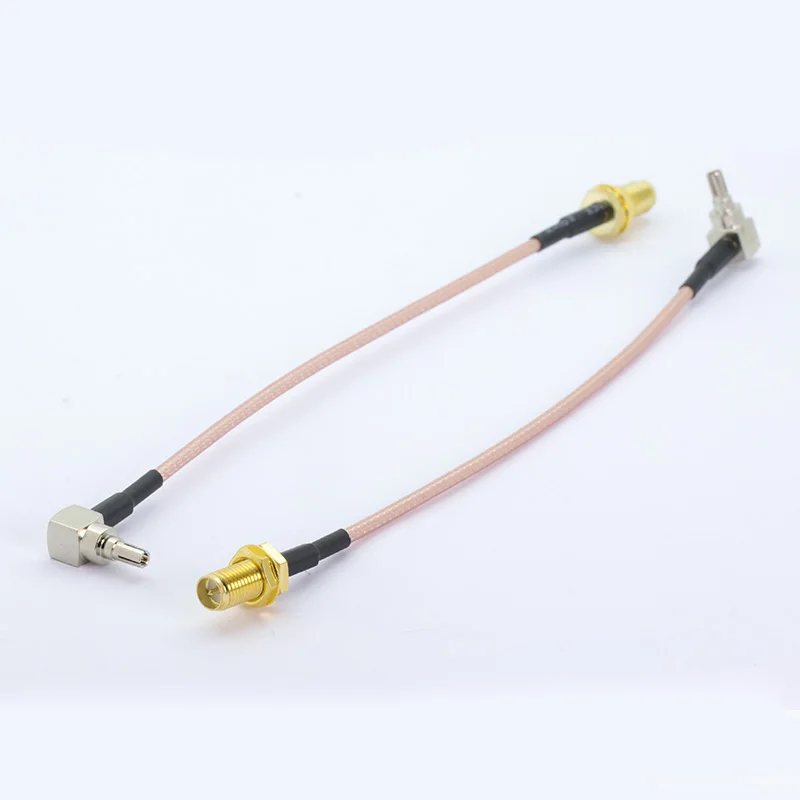 1 шт. RP SMA Female to CRC9 Male правый угол RF кабель RG316 Pigtail 15 см 6 дюймов для HUAWEI 3G