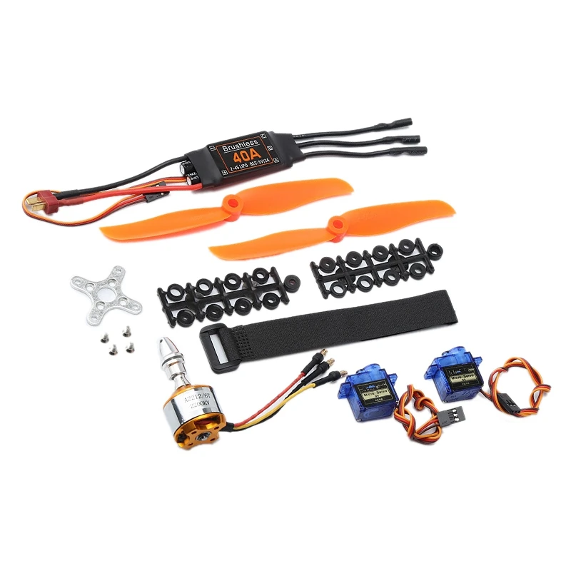

A2212 2212 2200KV Brushless Motor 40A ESC 6035 Propeller SG90 9G Micro-Servo for RC Fixed Wing Plane Helicopter