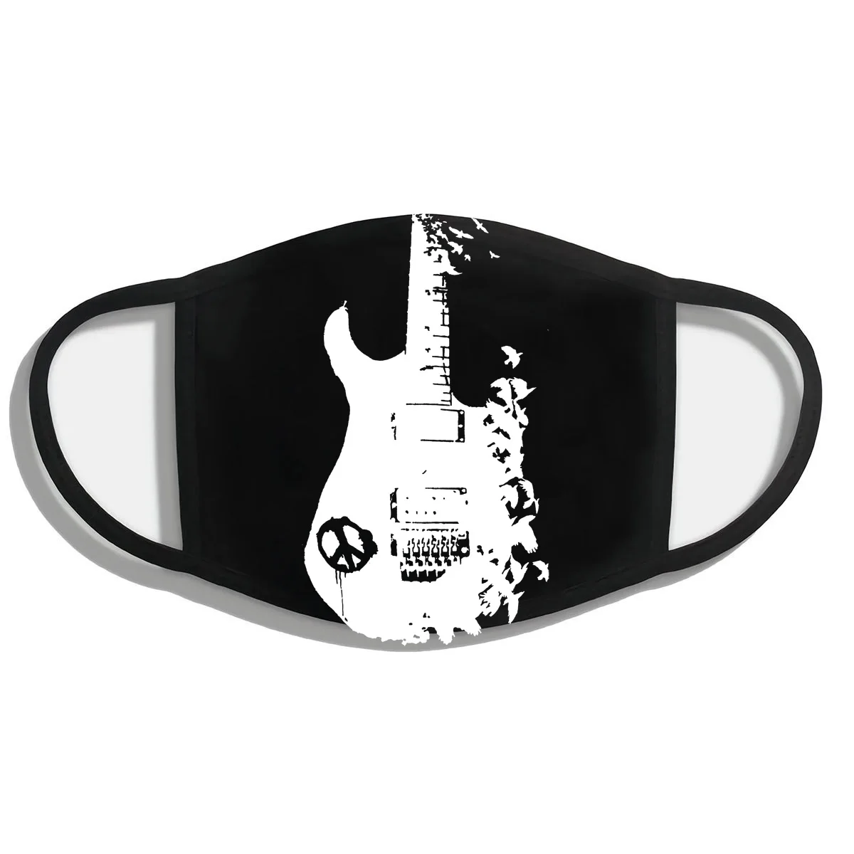 Группы GUITAR /Rock/Metal/Peace/Music/Crow/Goth/Tattoo/унисекс/маска с принтом 100% хлопок|Мужские