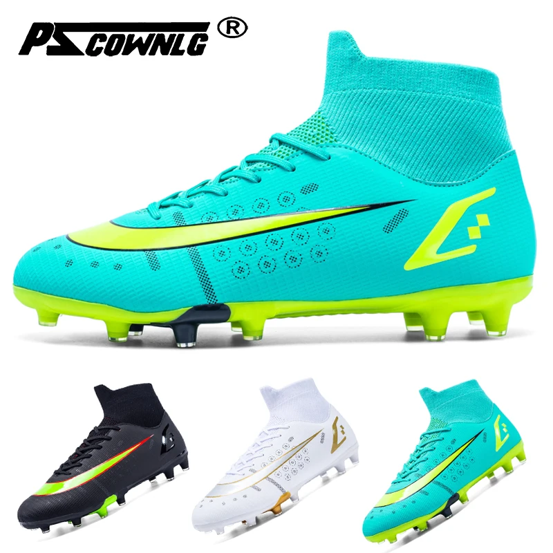 

Indoor Soccer Shoes Men‘s Sneakers Soccer Boots Turf Football Boots Kids Soccer Cleats AG/FG Spikes Training Sport Futsal Shoes