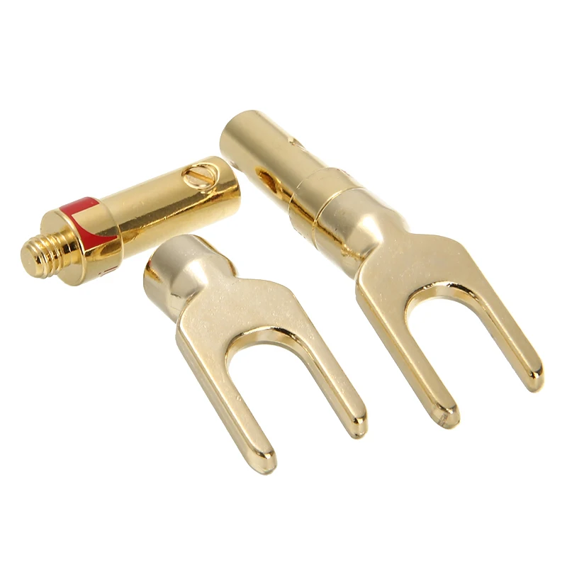 Комплект одежды из 4 предметов новая Лопата Динамик Y Разъемы Вилки позолоченный