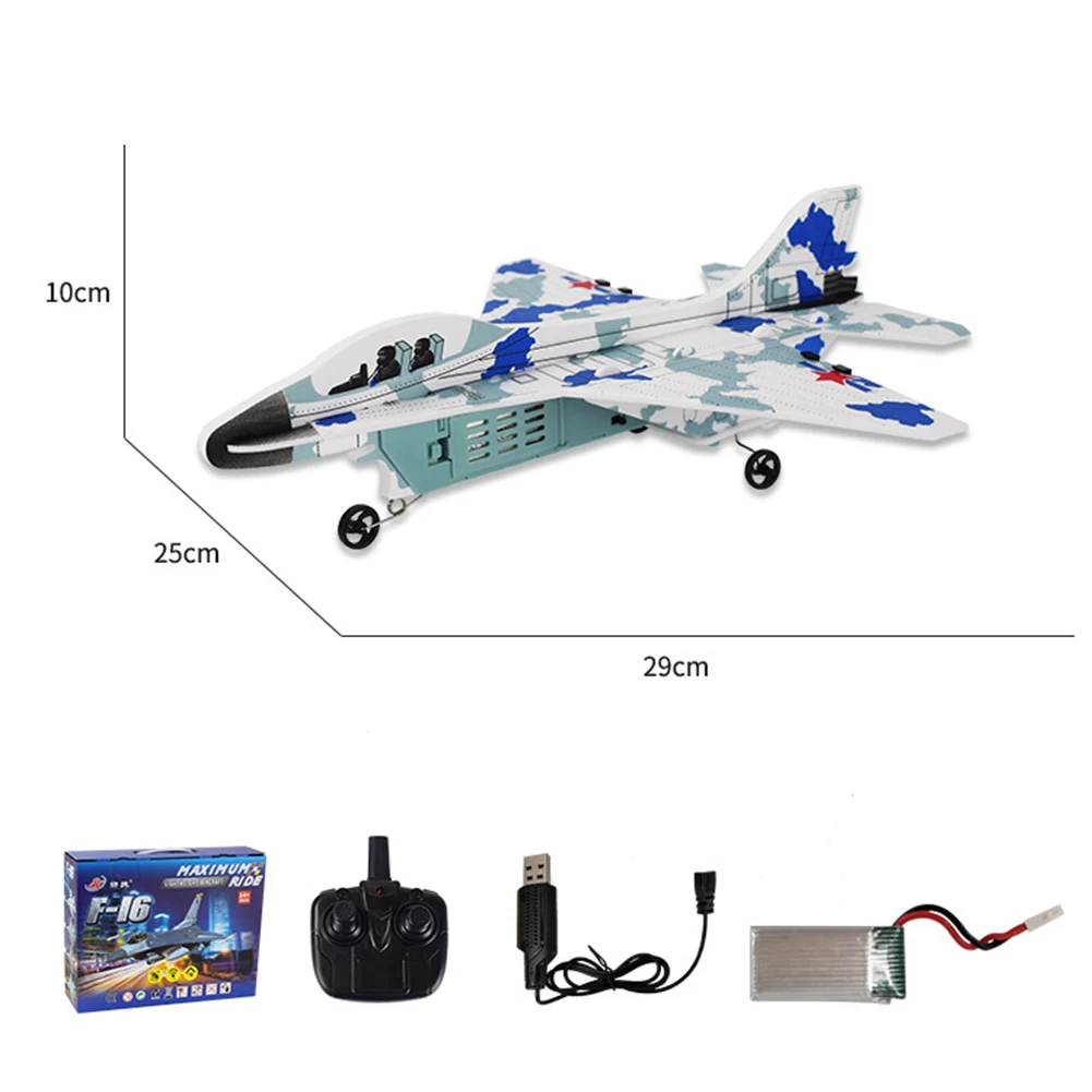 

Wireless Remote Control Aircraft F16 Combat Epp Foam Anti-fall Led Luminous Model Airplane Toy Remote Control Aircraft