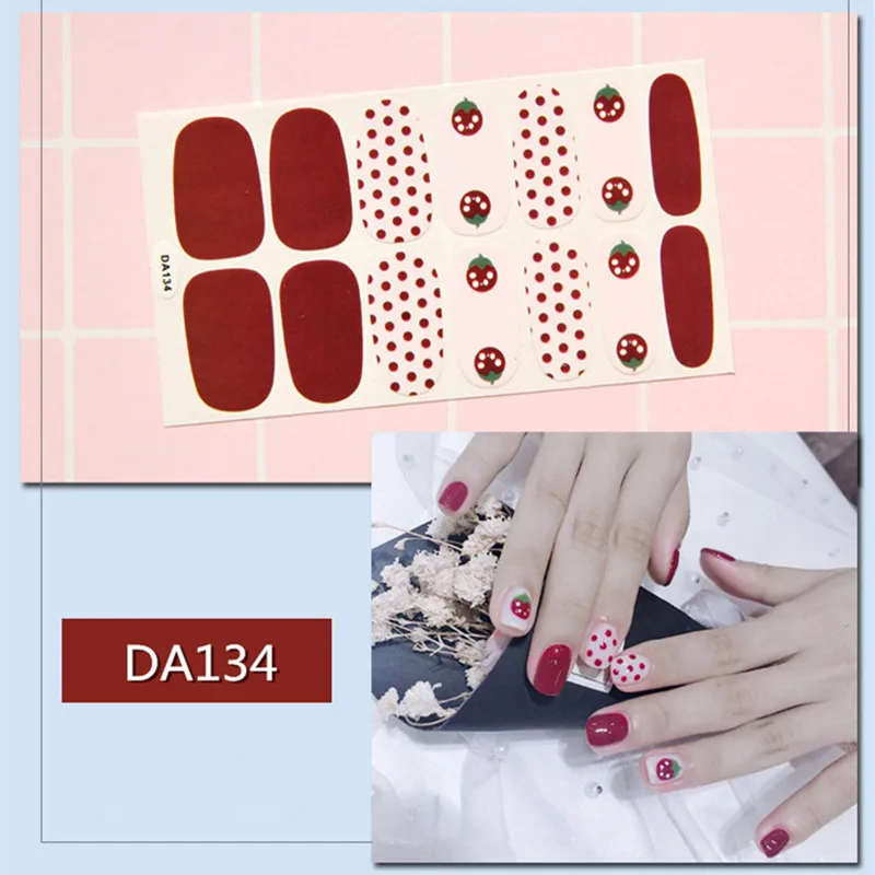 

2019 Fashion Leopard Designs Valentine Love Nail Polish Art Stickers Patch DIY Manicure nail Decoration Tools for Ladies DA137