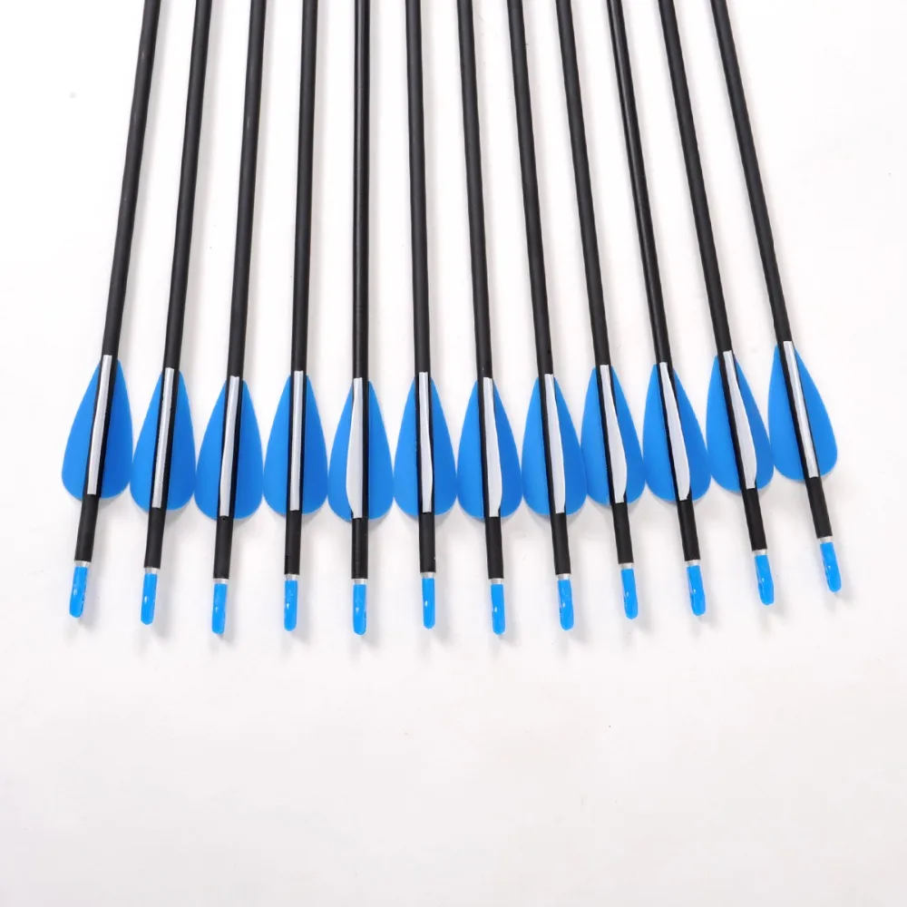 Стрелы из смеси углерода для стрельбы лука 12/24 диаметр 1200 мм 32 дюйма 6/5 65 шт.|Лук и