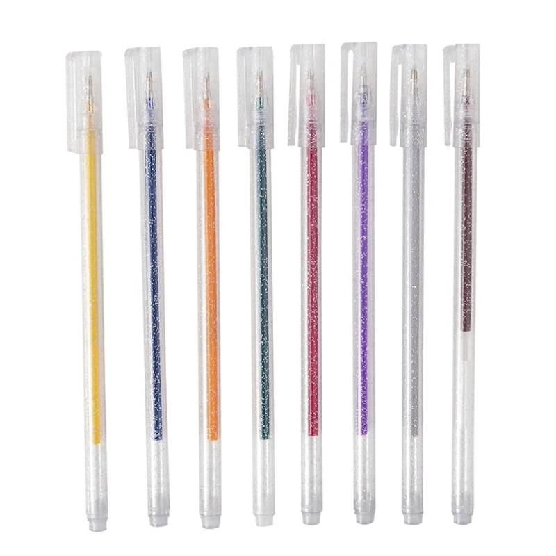 

DIY Party Decoration Flash Pen Metal Pens Sign In Marker Gel Pen Gold And Silver Colorful Painting Graffiti Art painting Pen