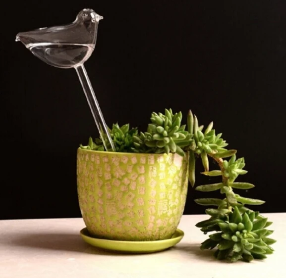 Автоматическая стеклянная кастрюля для растений самополивающаяся кормушка