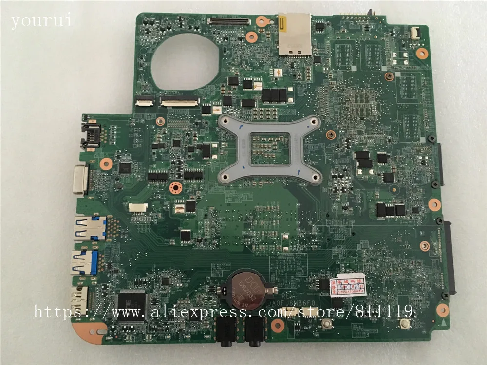 Yourui для Fuijitsu LH532 материнская плата ноутбука DA0FJ8MB6F0 полностью протестирована
