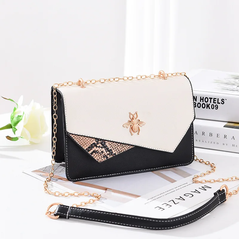 

OLN Winter 2020 Women's Mini One Shoulder Straddle Bag Girl Make Up Chain Small Square Bag Purse Free Delivery Transport Bag