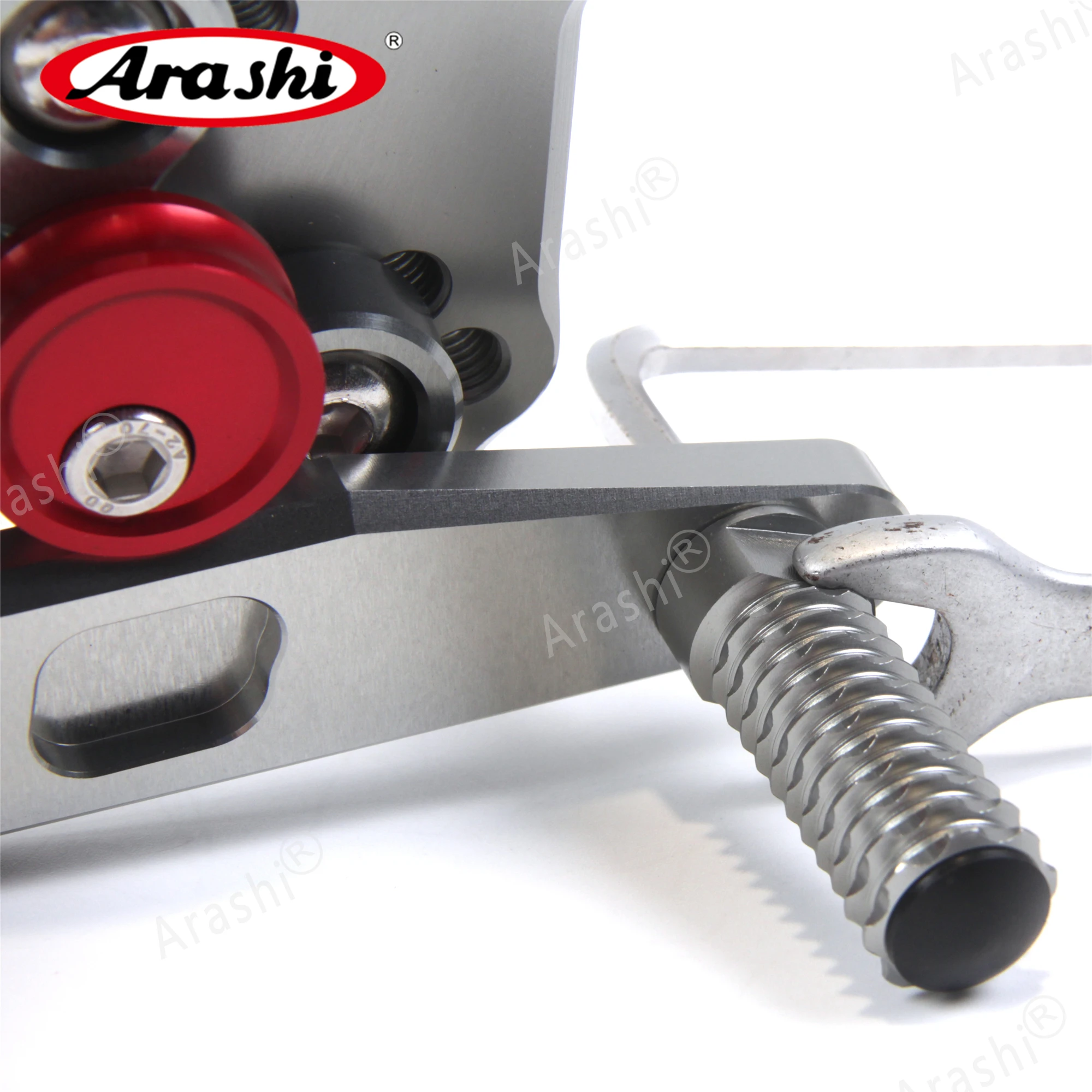 Регулируемая подножка Arashi CNC для KAWASAKI NINJA 400 Z400/ EX400 / ABS 2018 2019 202 2021 подножки