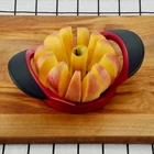 Кухонная ломтерезка яблока, резак из нержавеющей стали для разделения фруктов груш, удобная ручка, кухонные аксессуары