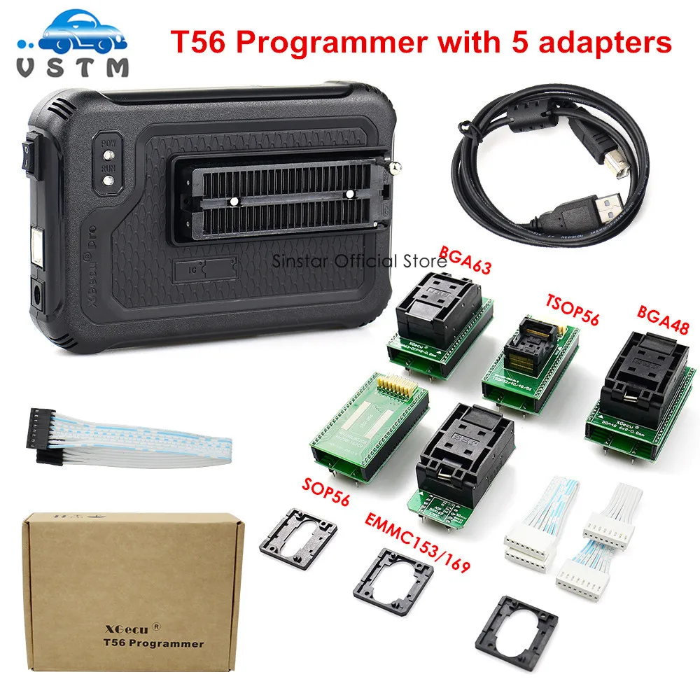 XGecu T56 программатор 56 Pin драйверы ISP поддержка 20000 + ICs для PIC/NAND Flash/EMMC