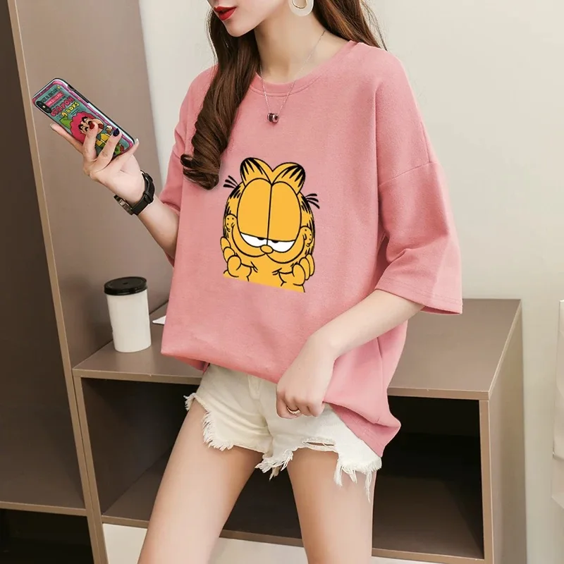 Shellsuning/Летняя женская футболка 2020 футболки с мультяшным принтом коротким рукавом