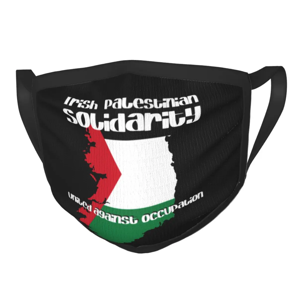 

Irish Palestinian Solidarity Reusable Mouth Face Mask Free Palestine Israel Anti Haze Mask Protection Cover Respirator Muffle