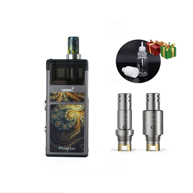 gun Smoant Pasito стартовый набор Pod Vape ручка 1100 мАч ремонтопригодная pod система 3 мл распылитель MTL DTL Vape комплект vs Orion DNA Jester - Цвет: gun