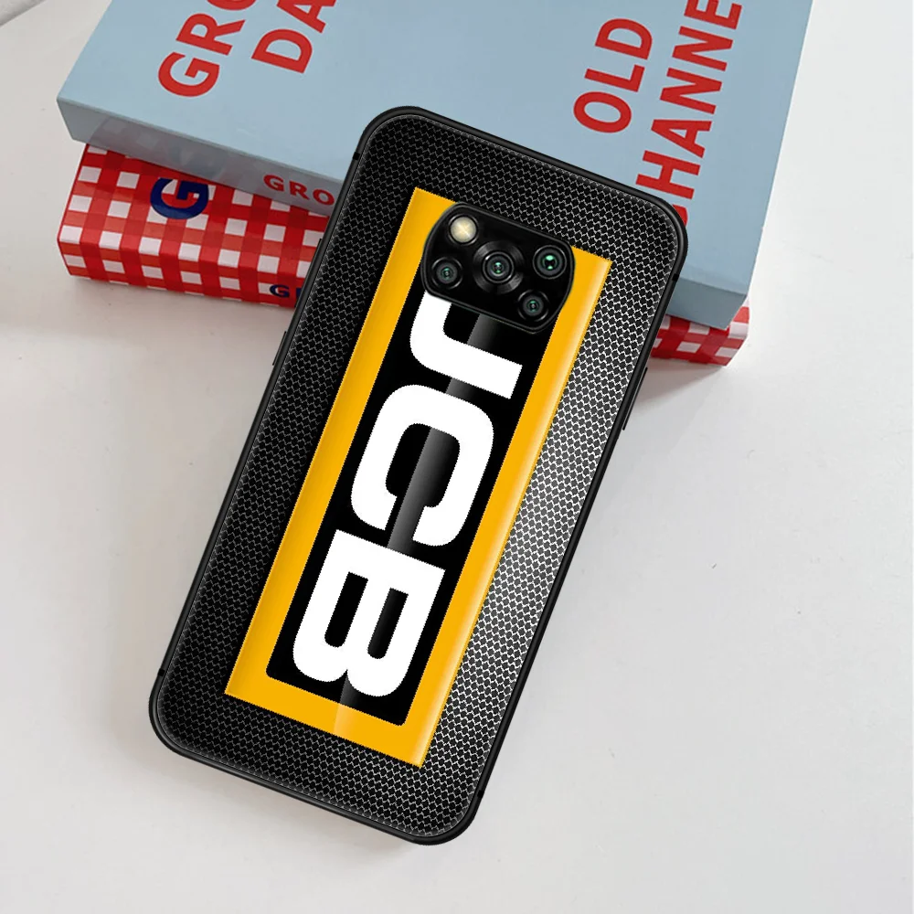 

JCB Excavator Car Phone Case For Xiaomi Mi Note 10 A3 9 MAX 3 A2 8 9 Lite Pro Ultra black Back Soft Shell Luxury Funda Fashion