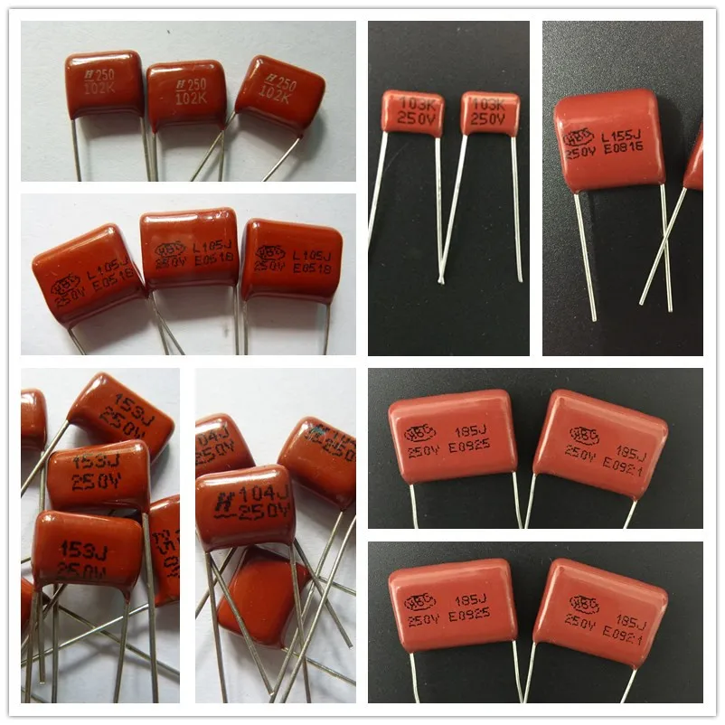 10 шт. Конденсатор CBB 250V 102 ~ 685 1nF 6 8 мкФ Металлизированный Полипропиленовый