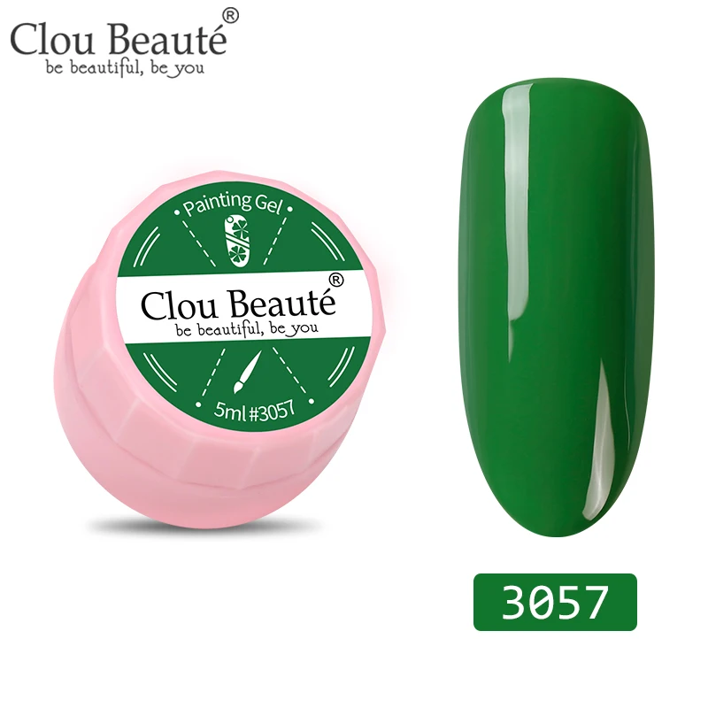 3057 Clou Beaute 72 цвета гель-краска УФ/светодиодный гель для ногтей замачиваемый дизайн ногтей светодиодный лак для ногтей УФ-гель для ногтей DIY Краска паук гель лак - Цвет: 3057