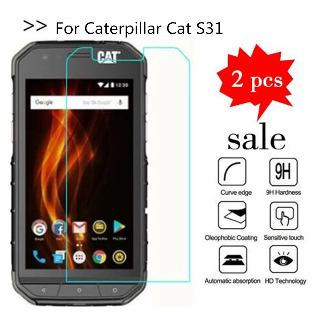 Для гусеницы Cat S31 закаленное стекло 9H Высококачественная защитная пленка