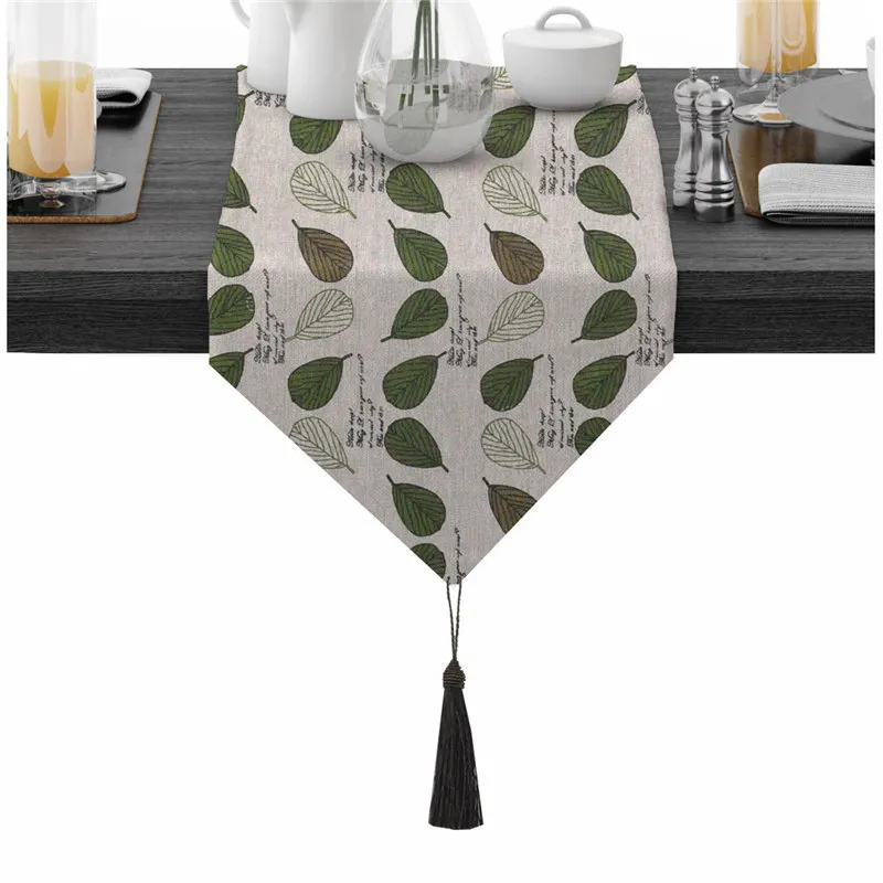 

Table Runner with Tassel for Dining Table Party Festival Cake Floral Soft Tablecloth Decoration Dustproof Table Runner 30* 180cm