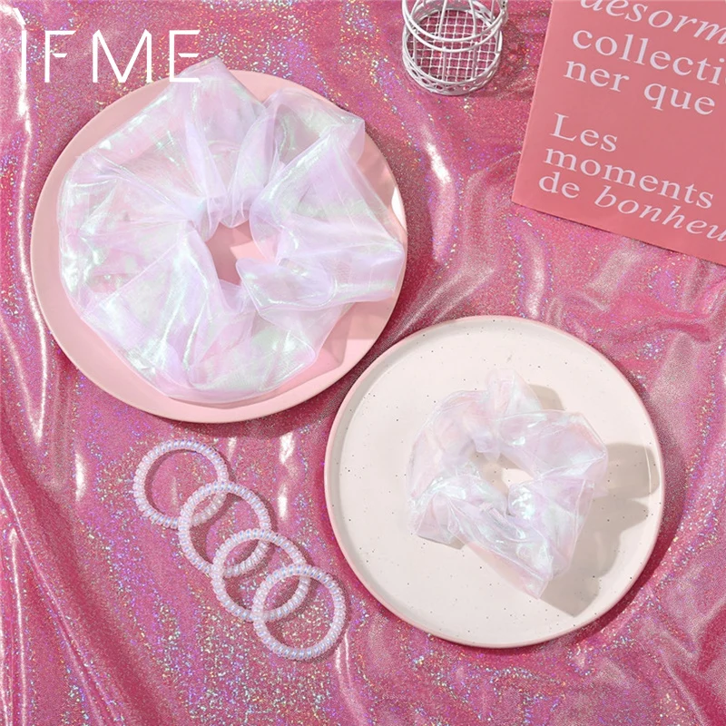 Женская резинка для волос IF ME Корейская эластичная регулируемая лента с